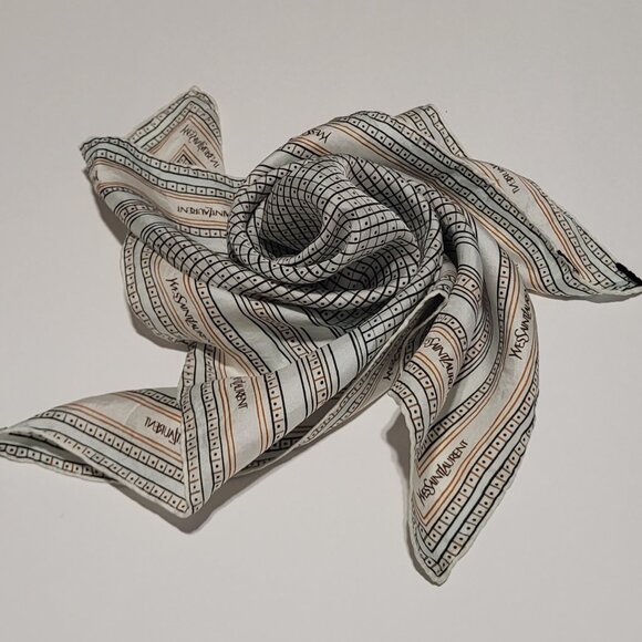 YSL Silk Square Scarf - Picture 1 of 5